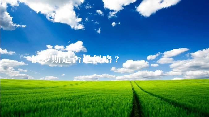 俄罗斯是否是侵略?